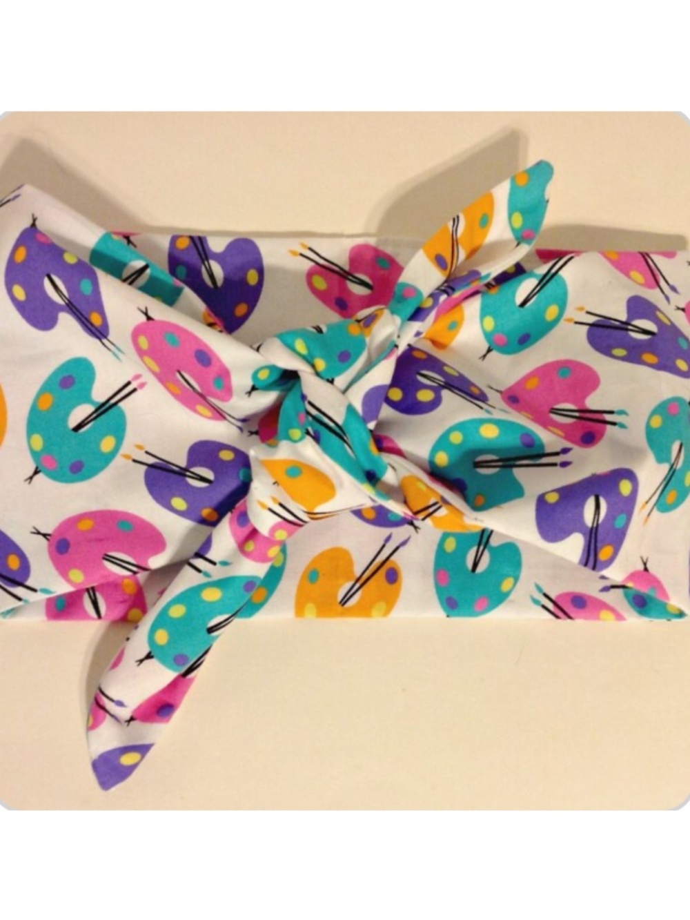 Art Palettes - Colorful Dolly Head Scarf